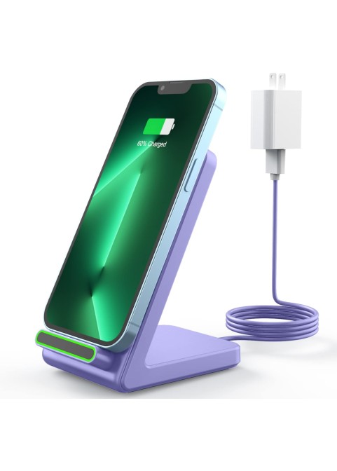 Wireless Charging Station for iP- Purple