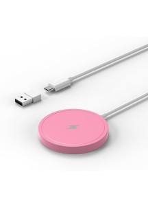 15W Colorful SnapCharge Wireless Charger-Pink