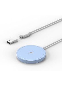15W Colorful SnapCharge Wireless Charger-Blue