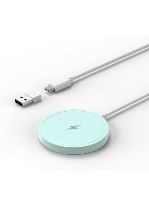 15W Colorful SnapCharge Wireless Charger-Mint
