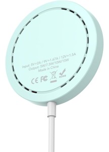 15W Colorful SnapCharge Wireless Charger-Mint
