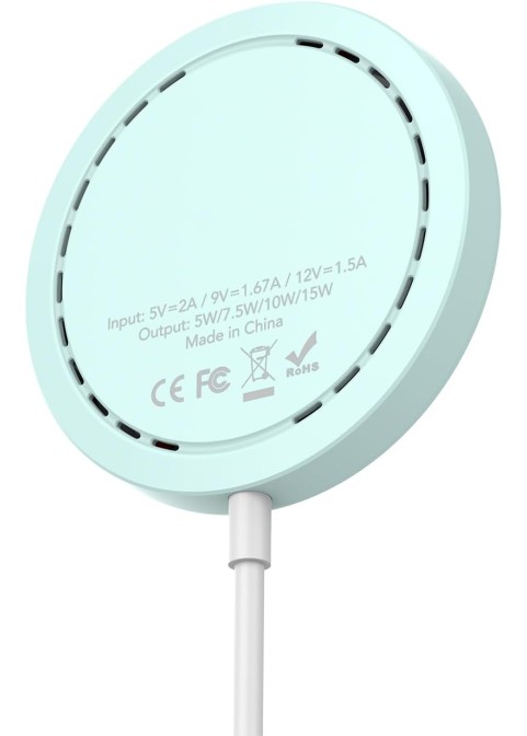 15W Colorful SnapCharge Wireless Charger-Mint