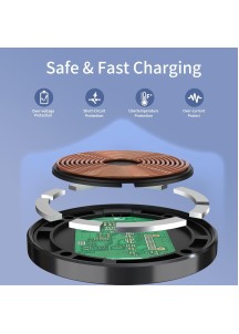 15W Magnetic Wireless Charger for iP - Basic Black