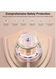 15W SnapCharge Colorful Fast Wireless Charger-RoseGold