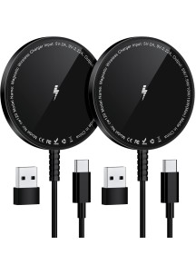 15W SnapCharge Colorful Fast Wireless Charger-Black