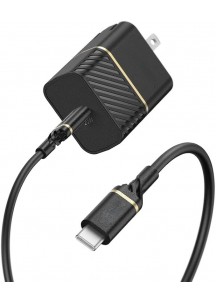 Wall Charger USB-C, 20W +USB C-C 1M Cable- Black Shimmer