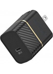 USB-C Fast Charge Wall Charger, 30W - Black Shimmer