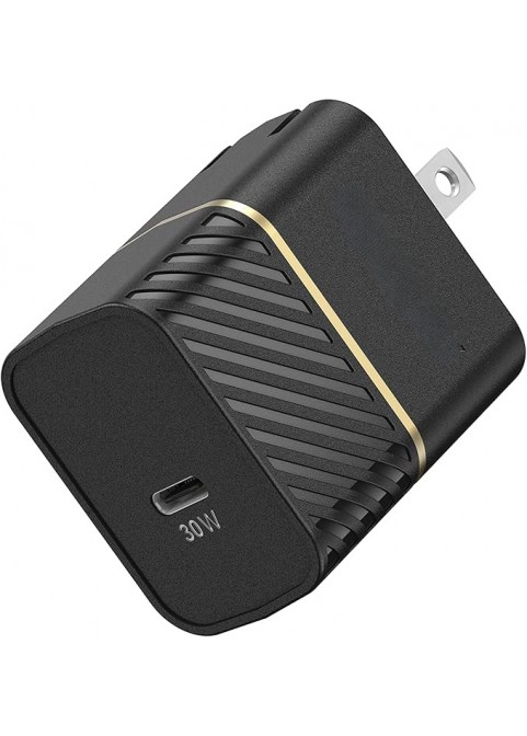 USB-C Fast Charge Wall Charger, 30W - Black Shimmer